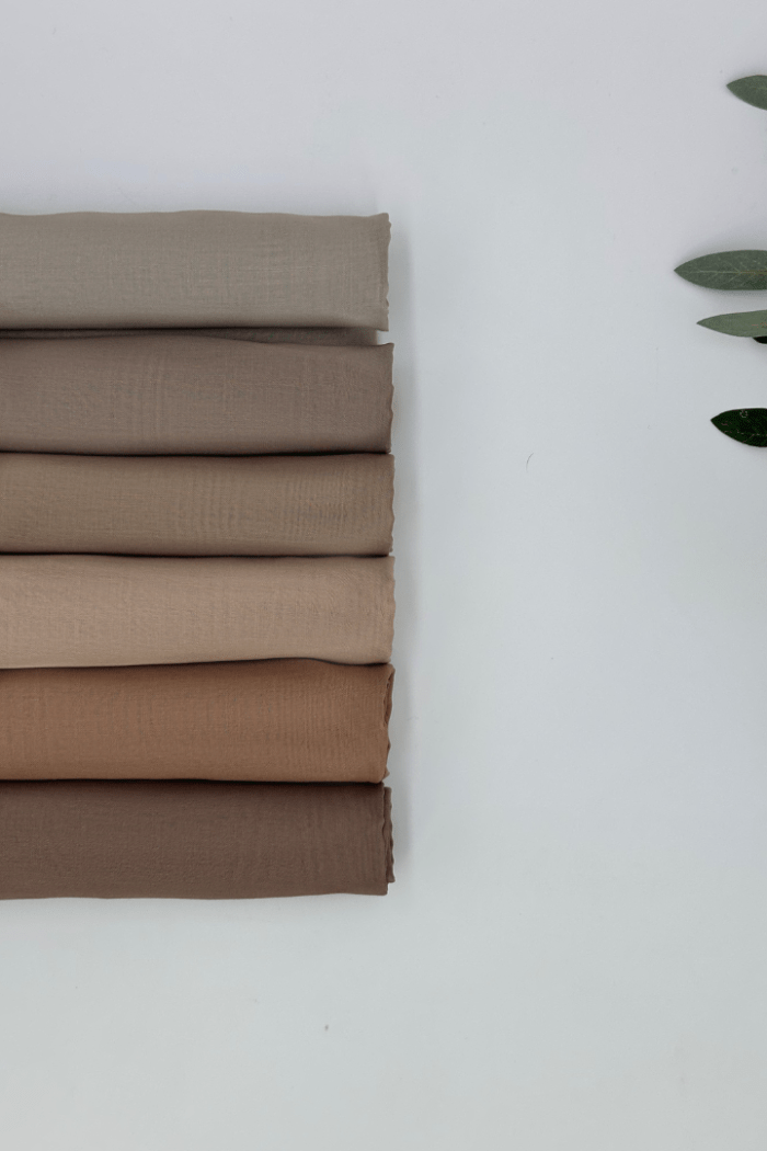 Cotton Voile Brown Shades