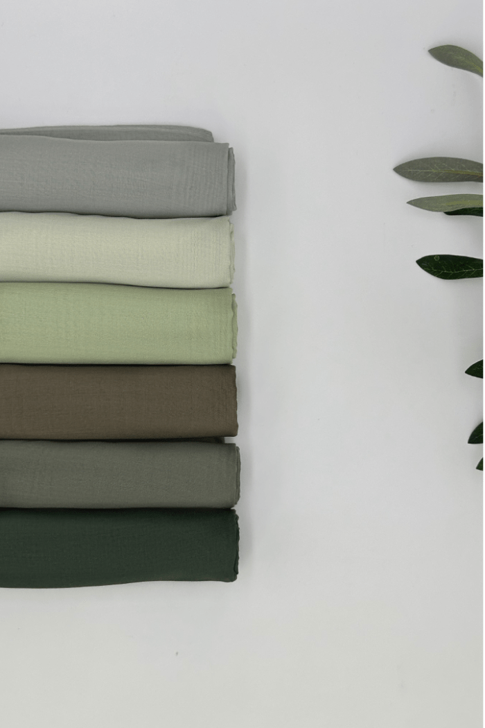 Cotton Voile Green Shades